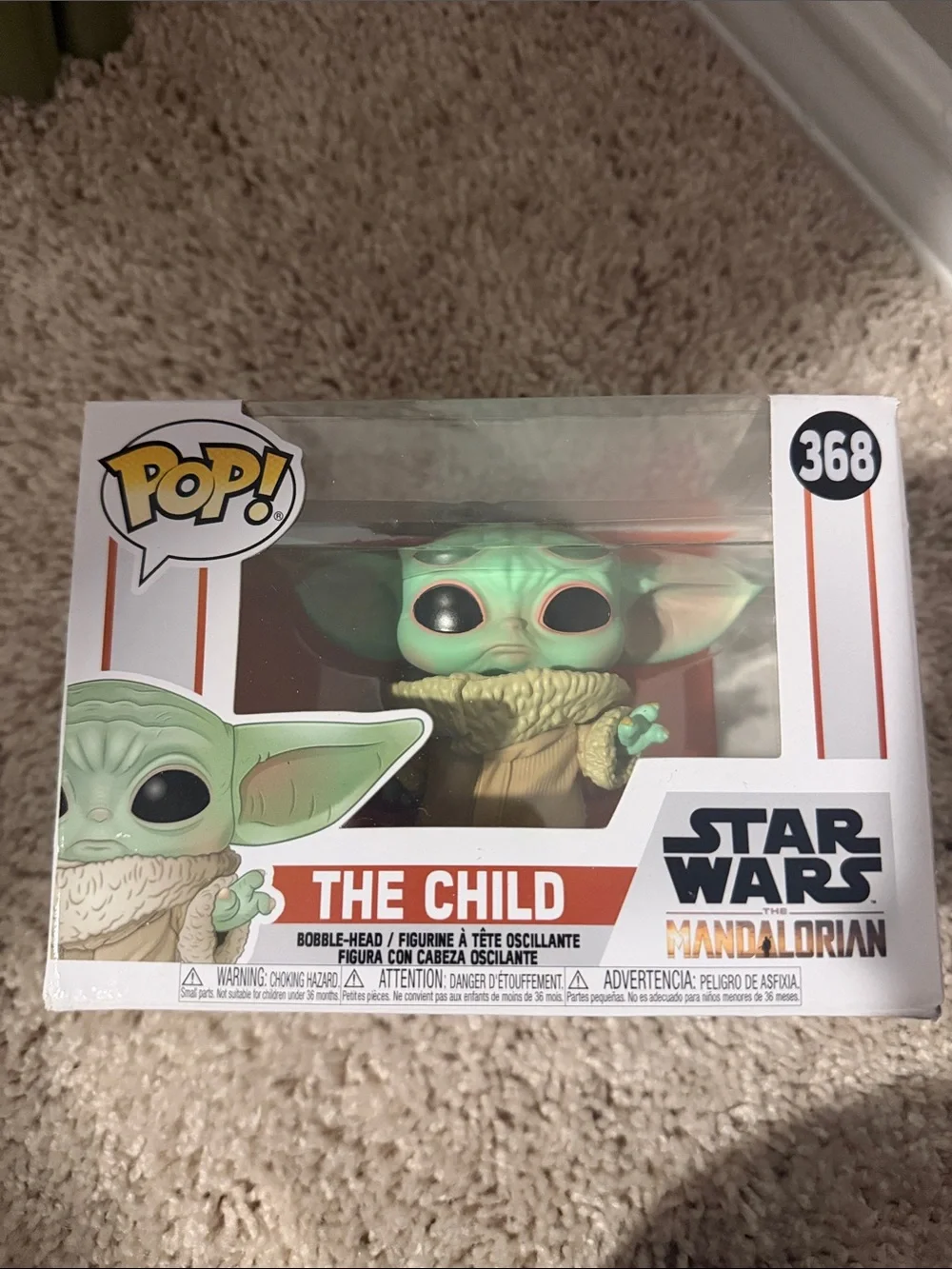 Funko Pop! The Child (Grogu) Vinyl Figure - Green, Tan